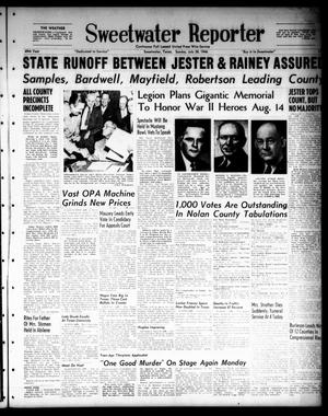 Sweetwater Reporter (Sweetwater, Tex.), Vol. 49, No. 177, Ed. 1 Sunday, July 28, 1946
