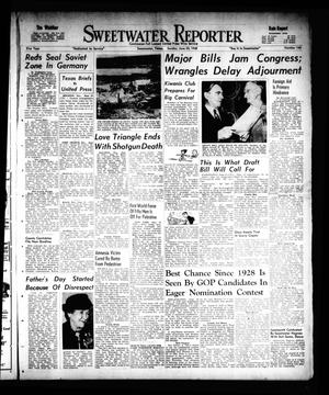 Primary view of object titled 'Sweetwater Reporter (Sweetwater, Tex.), Vol. 51, No. 146, Ed. 1 Sunday, June 20, 1948'.