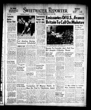 Sweetwater Reporter (Sweetwater, Tex.), Vol. 51, No. 179, Ed. 1 Wednesday, July 28, 1948