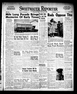 Primary view of object titled 'Sweetwater Reporter (Sweetwater, Tex.), Vol. 52, No. 198, Ed. 1 Sunday, August 21, 1949'.