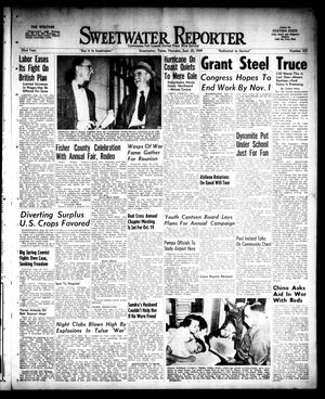 Sweetwater Reporter (Sweetwater, Tex.), Vol. 52, No. 225, Ed. 1 Thursday, September 22, 1949