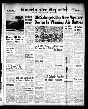Sweetwater Reporter (Sweetwater, Tex.), Vol. 55, No. 220, Ed. 1 Tuesday, September 16, 1952
