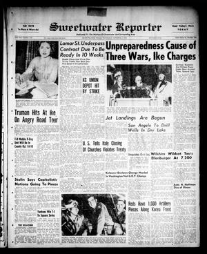 Sweetwater Reporter (Sweetwater, Tex.), Vol. 55, No. 234, Ed. 1 Thursday, October 2, 1952