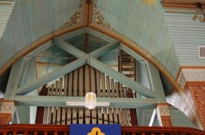 St. Mary's Church of the Assumption, detail of the pipe organ