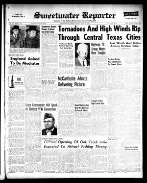 Sweetwater Reporter (Sweetwater, Tex.), Vol. 57, No. 102, Ed. 1 Friday, April 30, 1954