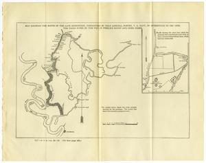 Primary view of object titled 'Map Showing the Route of the Late Expedition, Commanded by Rear Admiral Porter, U. S. Navy, in Attempting to Get Into the Yazoo River by the Way of Steele's Bayou and Deer Creek'.
