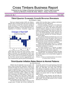 Cross Timbers Business Report, Volume 23, Number 1, Fall 2009
