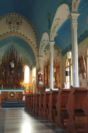 Sts. Cyril & Methodius Catholic Church, the interior