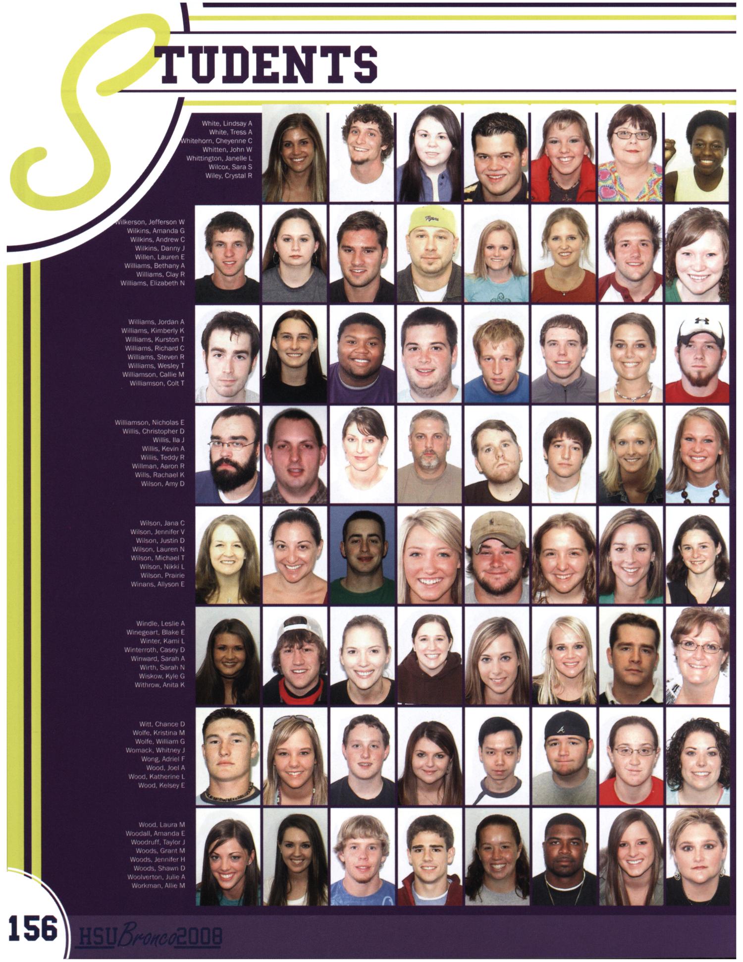 The Bronco, Yearbook of Hardin-Simmons University, 2008
                                                
                                                    156
                                                