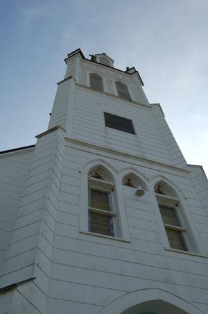 St. John the Baptist Catholic Church, detail of steeple