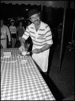 [Man Preparing Greek Food]