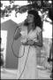 Photograph: [Marcia Breaz Performing at the Texas Folklife Festival]