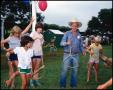 Photograph: [Cowboy Bill Crockery Demonstrating Lasso Techniques]