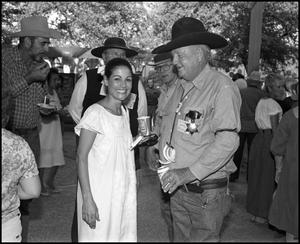 [Jo Ann Andera with V. T. "Cowboy" Williams]