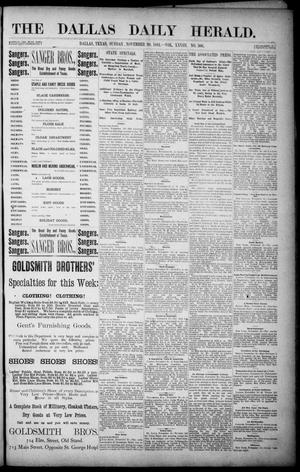 The Dallas Daily Herald. (Dallas, Tex.), Vol. 28, No. 306, Ed. 1 Sunday, November 20, 1881