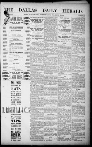 The Dallas Daily Herald. (Dallas, Tex.), Vol. 28, No. 309, Ed. 1 Thursday, November 24, 1881