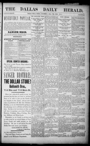 The Dallas Daily Herald. (Dallas, Tex.), Vol. 29, No. 3, Ed. 1 Friday, December 2, 1881