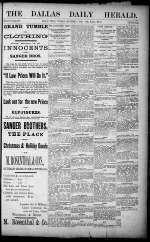 The Dallas Daily Herald. (Dallas, Tex.), Vol. 29, No. 6, Ed. 1 Tuesday, December 6, 1881