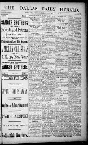 The Dallas Daily Herald. (Dallas, Tex.), Vol. 29, No. 23, Ed. 1 Sunday, December 25, 1881