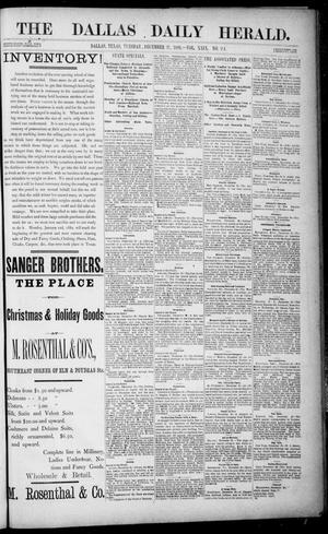 The Dallas Daily Herald. (Dallas, Tex.), Vol. 29, No. 24, Ed. 1 Tuesday, December 27, 1881