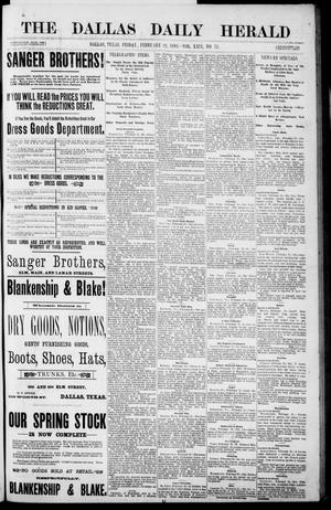 The Dallas Daily Herald. (Dallas, Tex.), Vol. 29, No. 75, Ed. 1 Friday, February 24, 1882