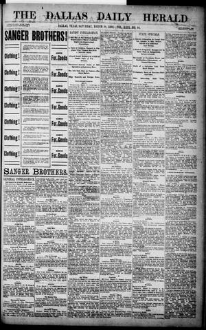 The Dallas Daily Herald. (Dallas, Tex.), Vol. 29, No. 94, Ed. 1 Saturday, March 18, 1882