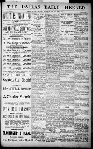 The Dallas Daily Herald. (Dallas, Tex.), Vol. 29, No. 212, Ed. 1 Wednesday, August 2, 1882