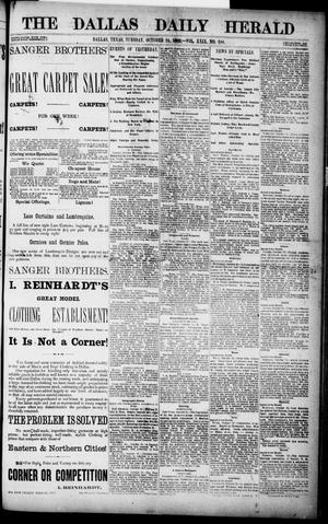 The Dallas Daily Herald. (Dallas, Tex.), Vol. 29, No. 288, Ed. 1 Tuesday, October 24, 1882