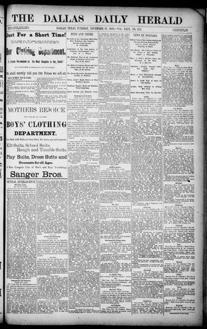 The Dallas Daily Herald. (Dallas, Tex.), Vol. 29, No. 312, Ed. 1 Tuesday, November 21, 1882