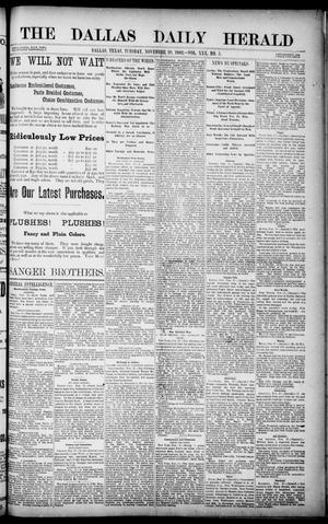 The Dallas Daily Herald. (Dallas, Tex.), Vol. 30, No. 5, Ed. 1 Tuesday, November 28, 1882