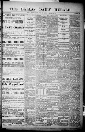 The Dallas Daily Herald. (Dallas, Tex.), Vol. 30, No. 77, Ed. 1 Sunday, February 18, 1883