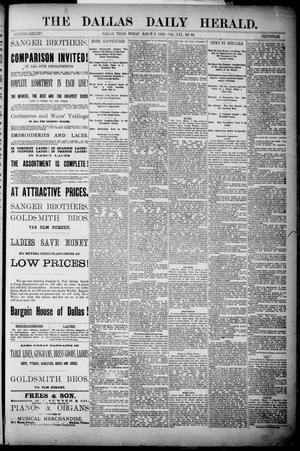 The Dallas Daily Herald. (Dallas, Tex.), Vol. 30, No. 93, Ed. 1 Friday, March 9, 1883