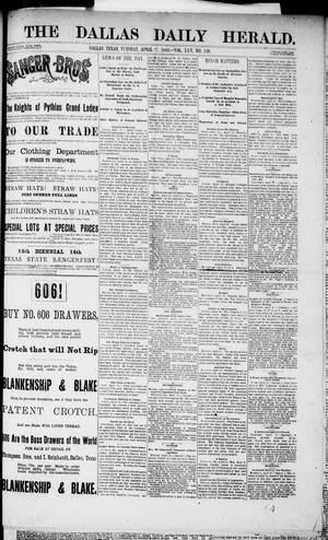 The Dallas Daily Herald. (Dallas, Tex.), Vol. 30, No. 129, Ed. 1 Tuesday, April 17, 1883