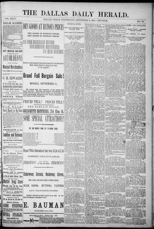 The Dallas Daily Herald. (Dallas, Tex.), Vol. 35, No. 297, Ed. 1 Wednesday, September 10, 1884