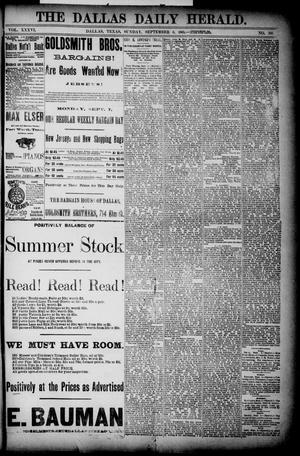 The Dallas Daily Herald. (Dallas, Tex.), Vol. 36, No. 305, Ed. 1 Sunday, September 6, 1885
