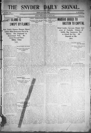 Snyder Daily Signal (Snyder, Tex.), Vol. 1, No. 36, Ed. 1 Saturday, May 27, 1911