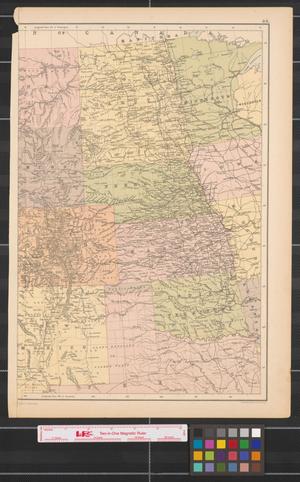 Primary view of object titled 'United States, western section.'.