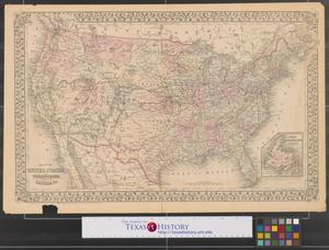 Map of the United States, and territories. Together with Canada &c.