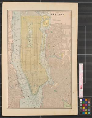 Primary view of object titled '[Maps of New York, Brooklyn, and Boston]'.