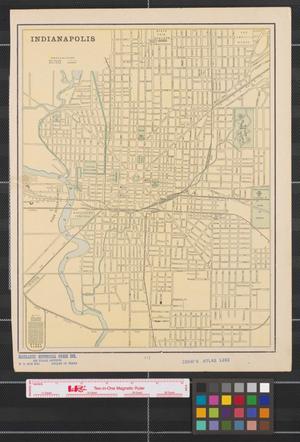 Primary view of object titled '[Maps of Indianapolis and Louisville]'.