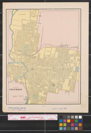 Primary view of object titled '[Maps of Columbus and Cleveland, Ohio]'.
