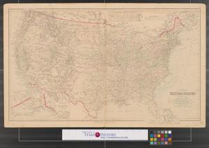 Gray's new map of the United States.