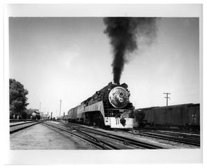 [Locomotive departing from Tucson, Arizona]
