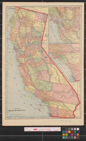 Primary view of object titled 'Map of California.'.