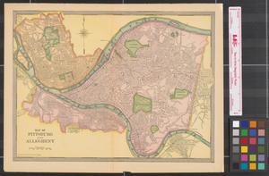 Primary view of object titled 'Map of Pittsburg and Allegheny.'.