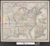 Thumbnail image of item number 1 in: 'Colton's map of the United States, the Canadas, etc.: showing the railroads, canals & stage roads, with distances from place to place.'.