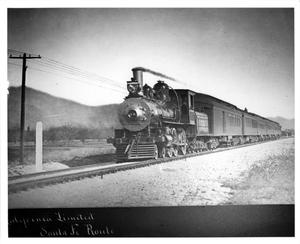 [Early "California Limited" entering Los Angeles]