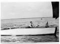 Thumbnail image of item number 1 in: 'Buddy Sinclair in boat made by father 1938'.