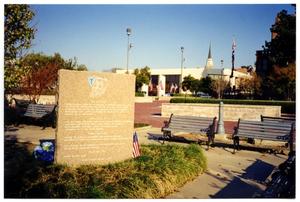 Primary view of object titled 'T Patch Memorial in Dallas'.