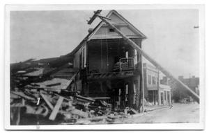 Primary view of object titled '[Photograph of Remains of the Winona Hotel]'.